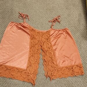 Vintage 1970 / 1980? Sexy Night Shirt. Split Front/ Back.